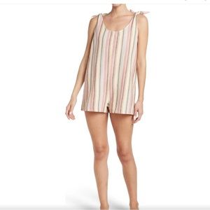 Madewell striped romper